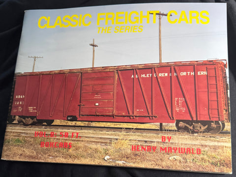 CLASSIC FREIGHT CARS   --   THE SERIES -- VOL 8:  50 FT. BOXCARS